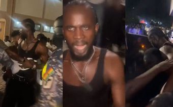 Black Sherif angrily quits performance after electrocution of fans at UMAT show