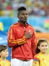 Gyan played in two AFCON finals with the Black Stars and lost both