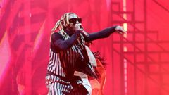 Lil' Wayne performing at the 2023 MTV Musici Video Awards