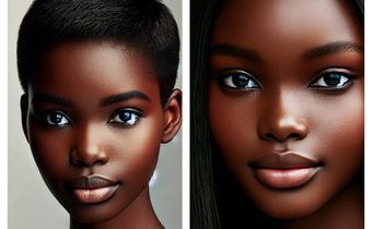 Hairstyle for girls with big foreheads