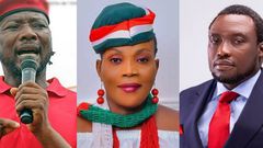 Bernard Mornah, Janet Nabla and Sam Ankrah