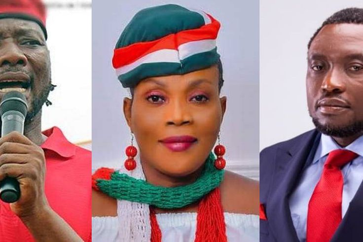 Bernard Mornah, Janet Nabla and Sam Ankrah