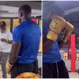 Legendary Azumah Nelson takes over as Freezy Macbones’ coach (Video)