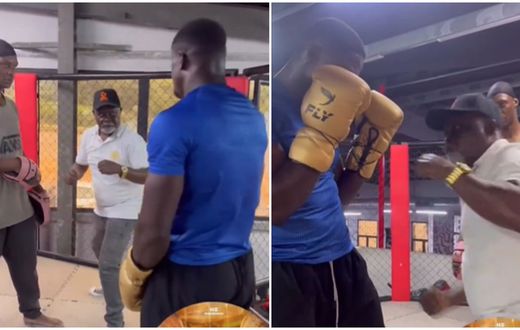 Legendary Azumah Nelson takes over as Freezy Macbones’ coach (Video)