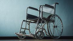 An empty wheelchairGetty Images