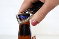 Opening a beer with a belt_ {Man Made DIY}