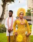 Veekee James and Femi Traditional wedding [Instagram/veekeejames]