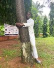 Abdul Hakim Awal hugs tree for 24 hours to break world record and promote reforestation