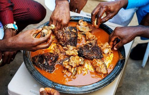 Eating fufu- Prime News Ghana