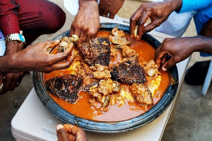 Eating fufu- Prime News Ghana