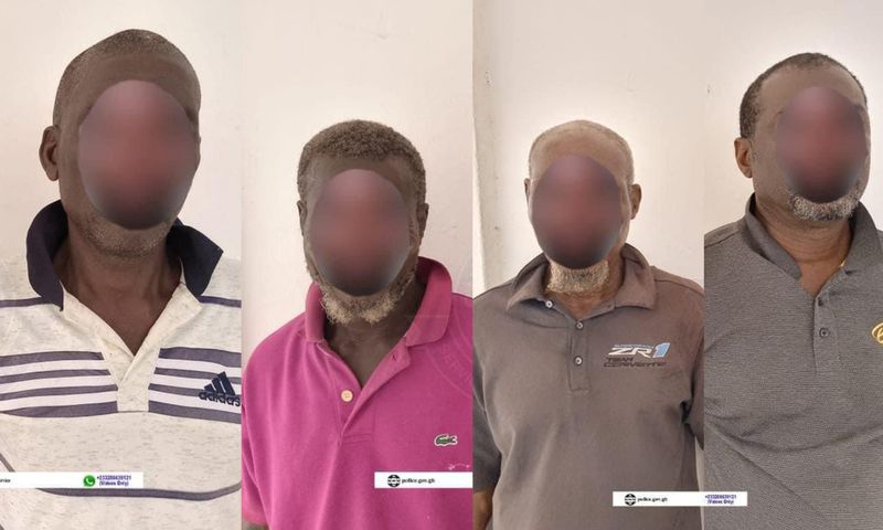 Police arrest 5 persons in connection with shooting incident at Okanta near Nsawam