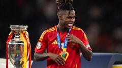 Nico Williams after Spain's EURO win