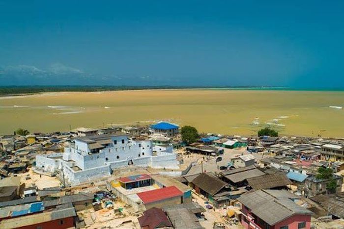 River Pra destroyed  by galamsey