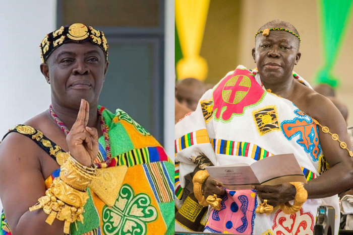 Osagyefo Oseadeeyo Agyeman Badu II and Otumfuo Nana Osei Tutu II