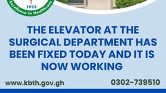 Korle-Bu repairs elevator