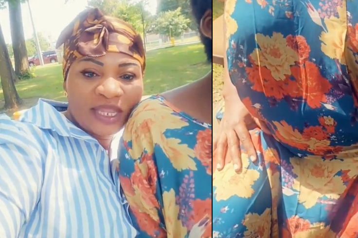 Ghanaian lady travels to Canada for studies, now carries 8-month pregnancy, seeks help