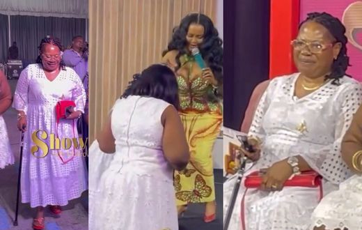 Nana Ama McBrown's mother clarifies her daughter's age on live TV