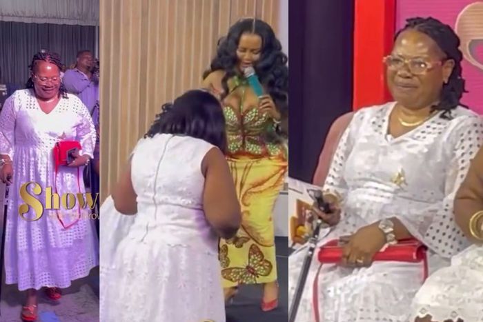 Nana Ama McBrown's mother clarifies her daughter's age on live TV