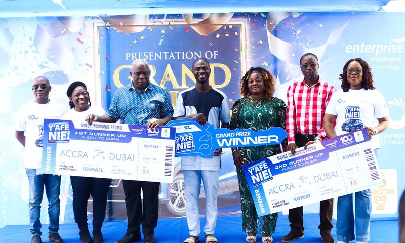 Enterprise Insurance celebrates 100 years with grand finale of Y’afe Nie motor insurance promotion
