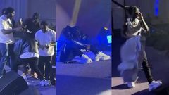 King Paluta weeps as he breaks down during performance in UK (VIDEO)