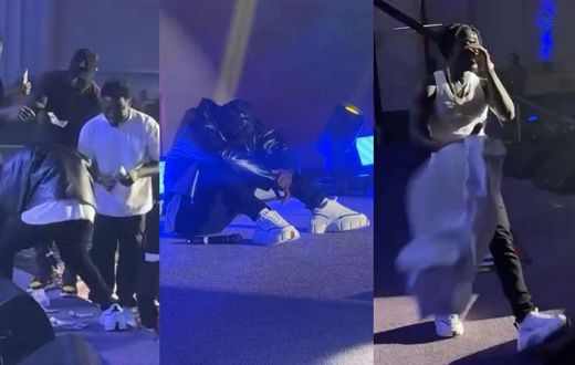 King Paluta weeps as he breaks down during performance in UK (VIDEO)
