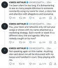 'F*ck You, Dumb*ss' - Efia Odo and Kwesi Arthur fiercely go after each other on X