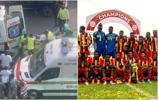 Hearts of Oak fan collapses and dies during Homowo Cup