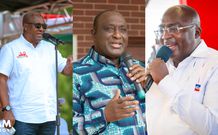 John Dramani Mahama, Alan Kyerematen and Dr Mahamudu Bawumia