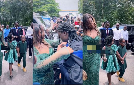 Stonebwoy's family steals the show at GIMPA graduation as the singer bags Degree