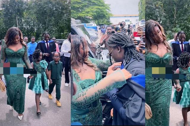 Stonebwoy's family steals the show at GIMPA graduation as the singer bags Degree