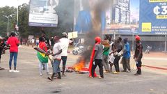 Ghana Police Service condemns Democracy Hub demonstrators for obstruct road users