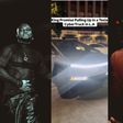 King Promise pulls up in a 2024 Tesla Cybertruck at album launch party