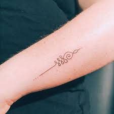 The Unalome tattoo [TheStickandPoke]