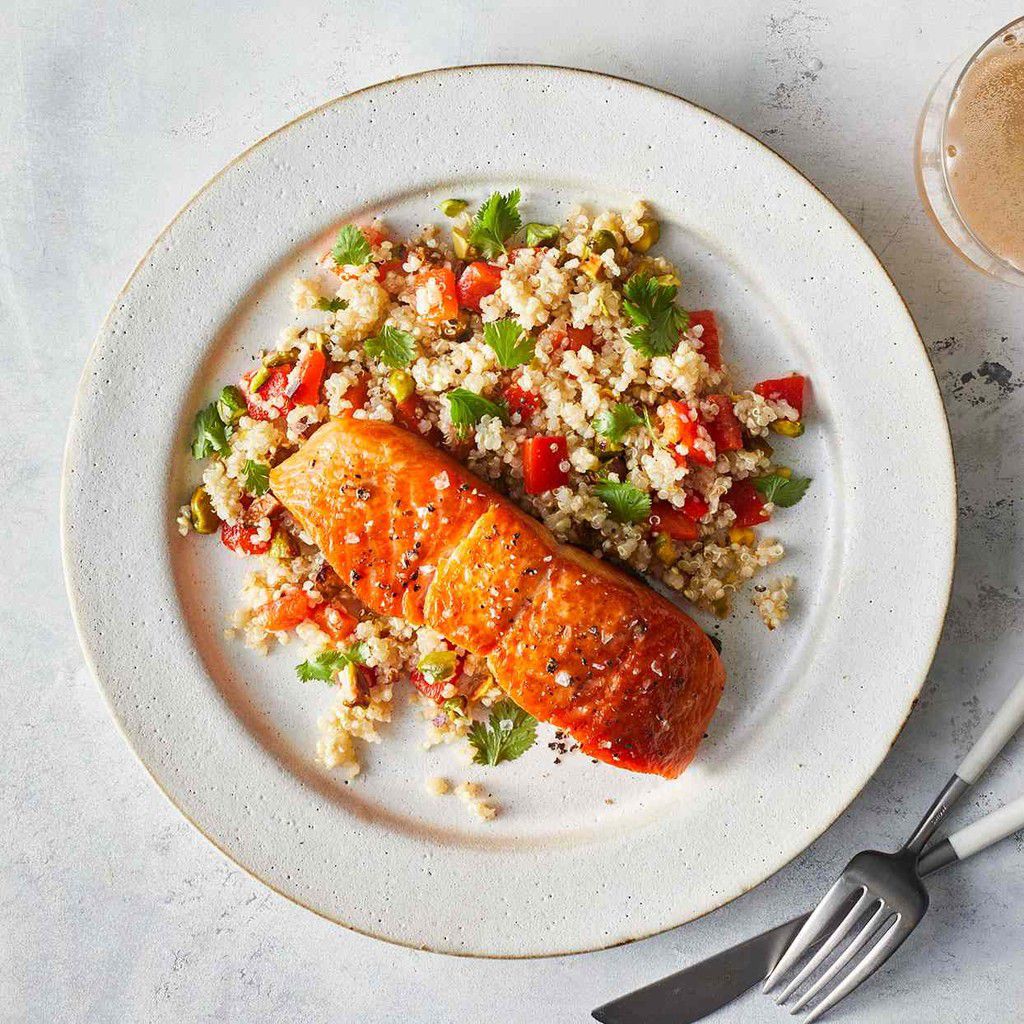 Salmon and quinoa salad [Eatingwell]
