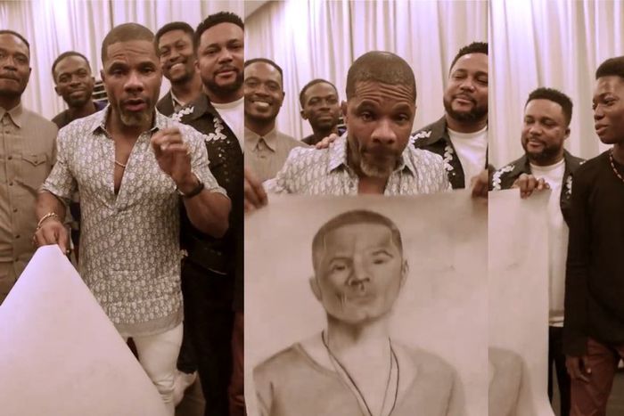 'I got to pay him' - Kirk Franklin reacts to free painting from Ghanaian artist