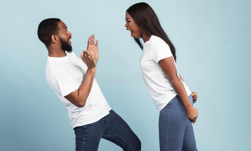 Fighting couple