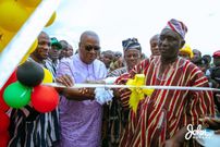 Mahama breaks ground for 500-seater sports complex