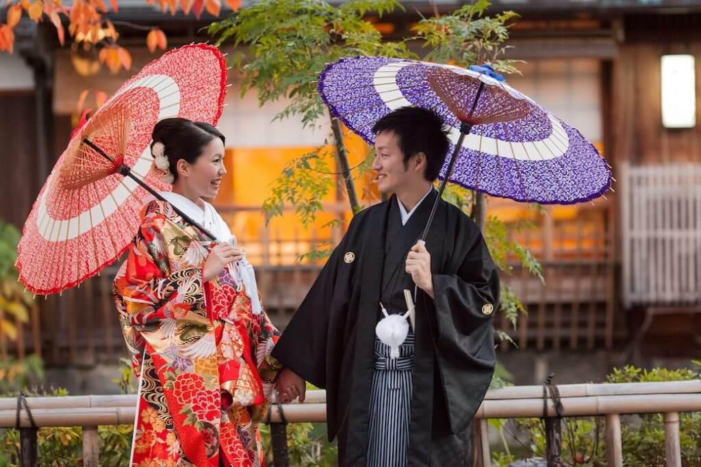 A traditional Japanese wedding [sumptuous events]