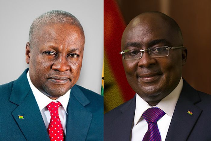 John Mahama and Dr Bawumia
