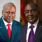 John Mahama and Dr Bawumia