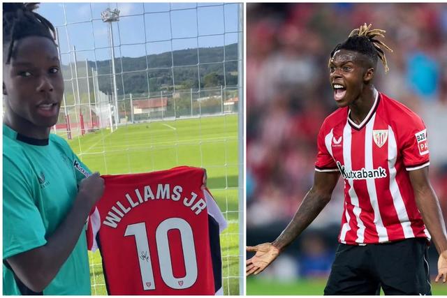 Nico Williams inherits no.10 jersey at Athletic Bilbao amid Barcelona links
