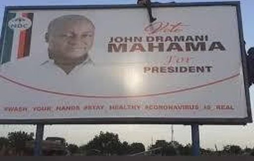 John Mahama billboard