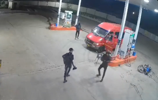 How 4 heavily armed robbers attacked fuel station, making away with GHC3k