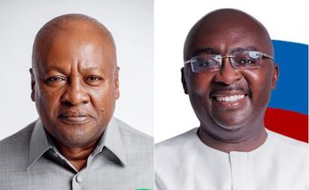 John Mahama and Dr Mahamudu Bawumia