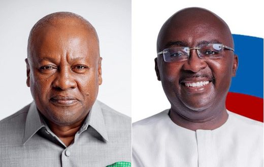 John Mahama and Dr Mahamudu Bawumia