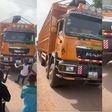 Bawku man pulls heavy truck with his jaw, displaying awe-inspiring strength