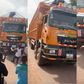 Bawku man pulls heavy truck with his jaw, displaying awe-inspiring strength