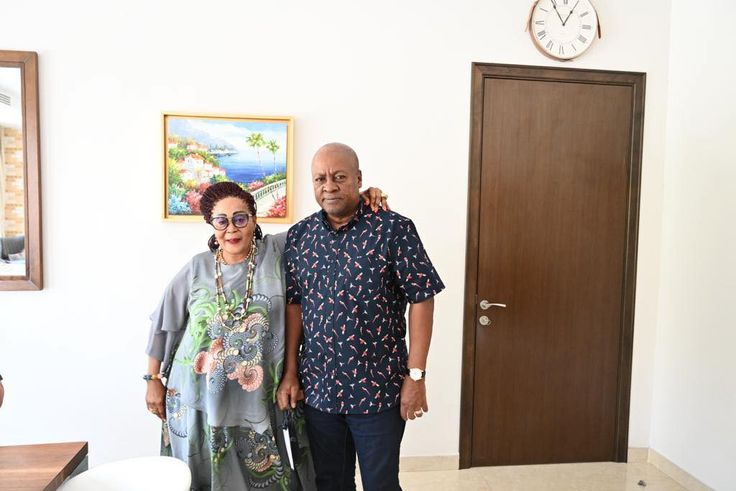 John and Lordina Mahama