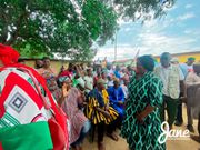 Prof Jane Naana Opoku-Agyemang campaigns