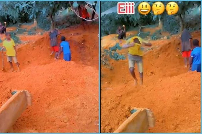 Children in galamsey